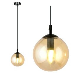 Sklep Kaja Pojedyncza lampa wisząca z miodowym kloszem 713/1 | Kaja Oświetlenie Cheap