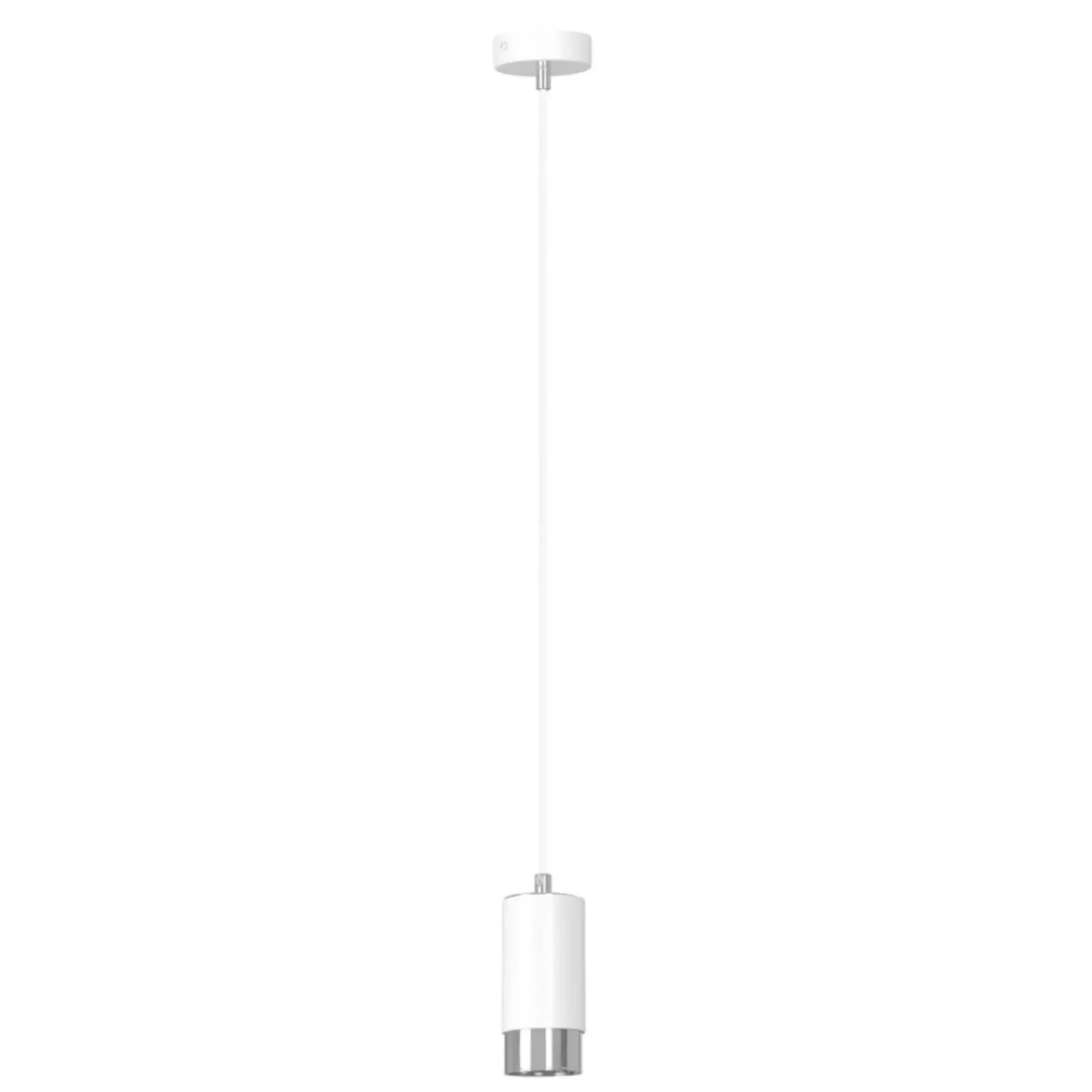 Sklep Kaja Pojedyncza lampa wisząca ze srebrnym zdobieniem 814/1 | Kaja Store