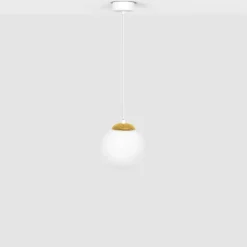 Sklep Kaja Pojedyncza lampa wisząca ze złotym podkloszem K-5310 z serii ELMO Best