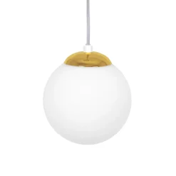 Sklep Kaja Pojedyncza lampa wisząca ze złotym podkloszem K-5310 z serii ELMO Best