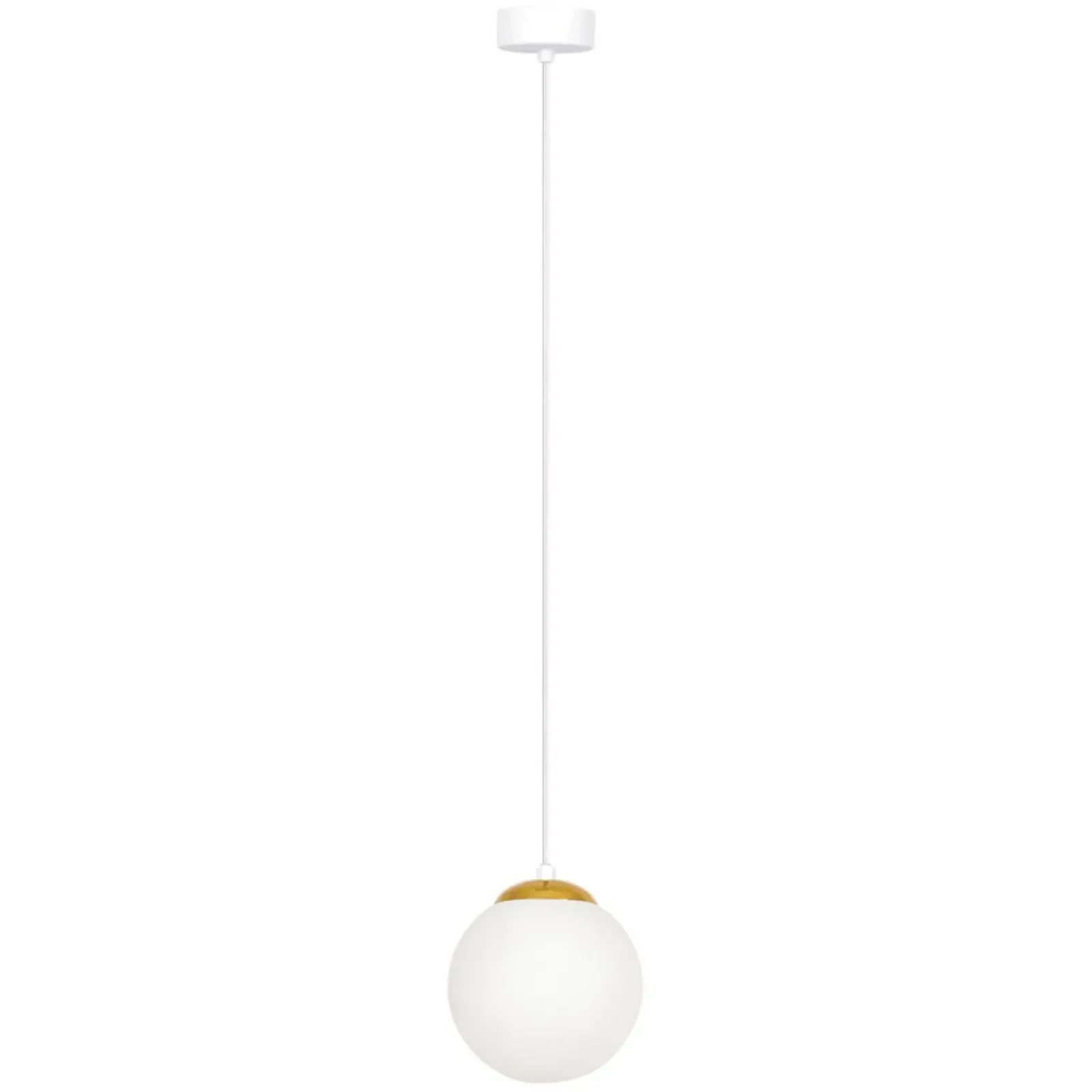Sklep Kaja Pojedyncza lampa wisząca ze złotym podkloszem K-5310 z serii ELMO Best