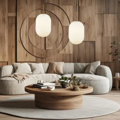 Sklep Kaja Pojedyncza lampa wisząca z owalnym kloszem ML0318 ALIAS | Kaja Fashion