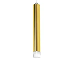 Sklep Kaja Pojedyncza lampa wisząca, złota, ledowa tuba ML5713 z serii GOLDIE | Kaja Oświet Store