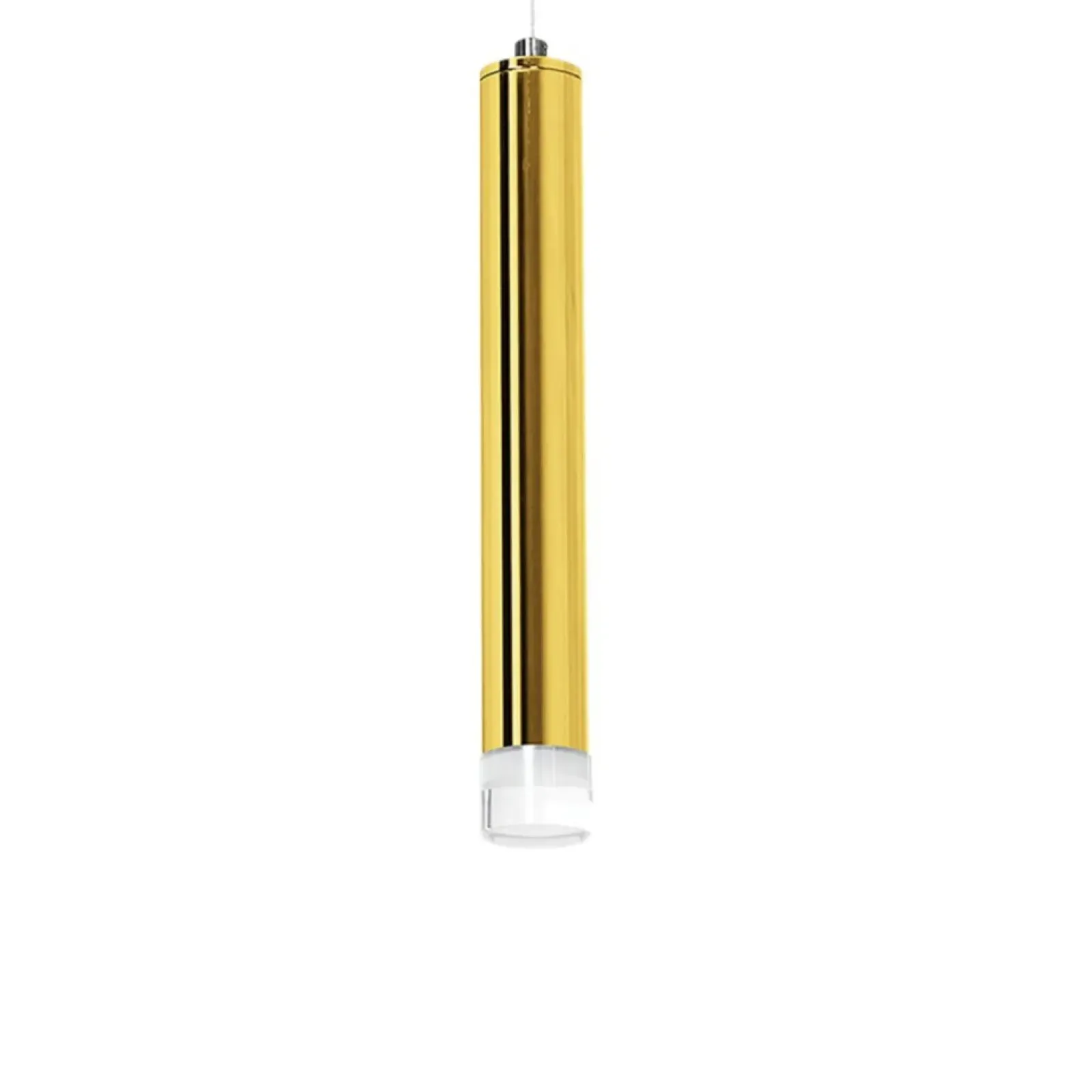 Sklep Kaja Pojedyncza lampa wisząca, złota, ledowa tuba ML5713 z serii GOLDIE | Kaja Oświet Store
