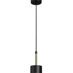 Sklep Kaja Pojedyncza lampa wisząca, złote elementy MLP7760 z serii ARENA | Kaja Oświetleni New