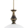Sklep Kaja Pojedyncza lampa wisząca z kloszem O3167 W1 PAT z serii HERMES | Kaja* Randole Tradycyjne