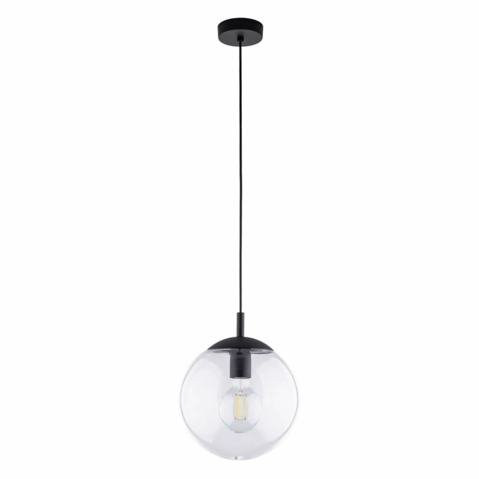 Sklep Kaja Pojedyncza lampa wisząca z kulą ⌀25cm TK 3266 ESME TRANSPARENT | Kaja Best