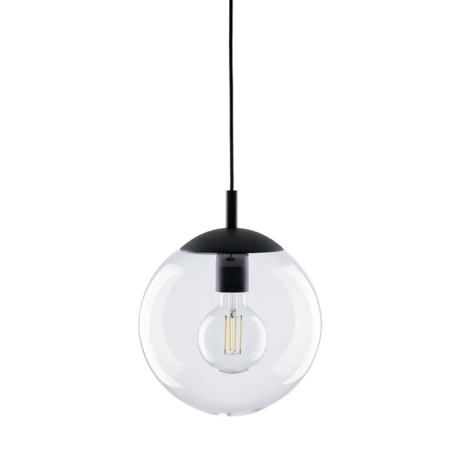 Sklep Kaja Pojedyncza lampa wisząca z kulą ⌀25cm TK 3266 ESME TRANSPARENT | Kaja Best