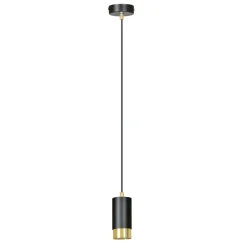 Sklep Kaja Pojedyncza lampa wisząca ze złotym zdobieniem 817/1 | Kaja Oświetlenie Sale