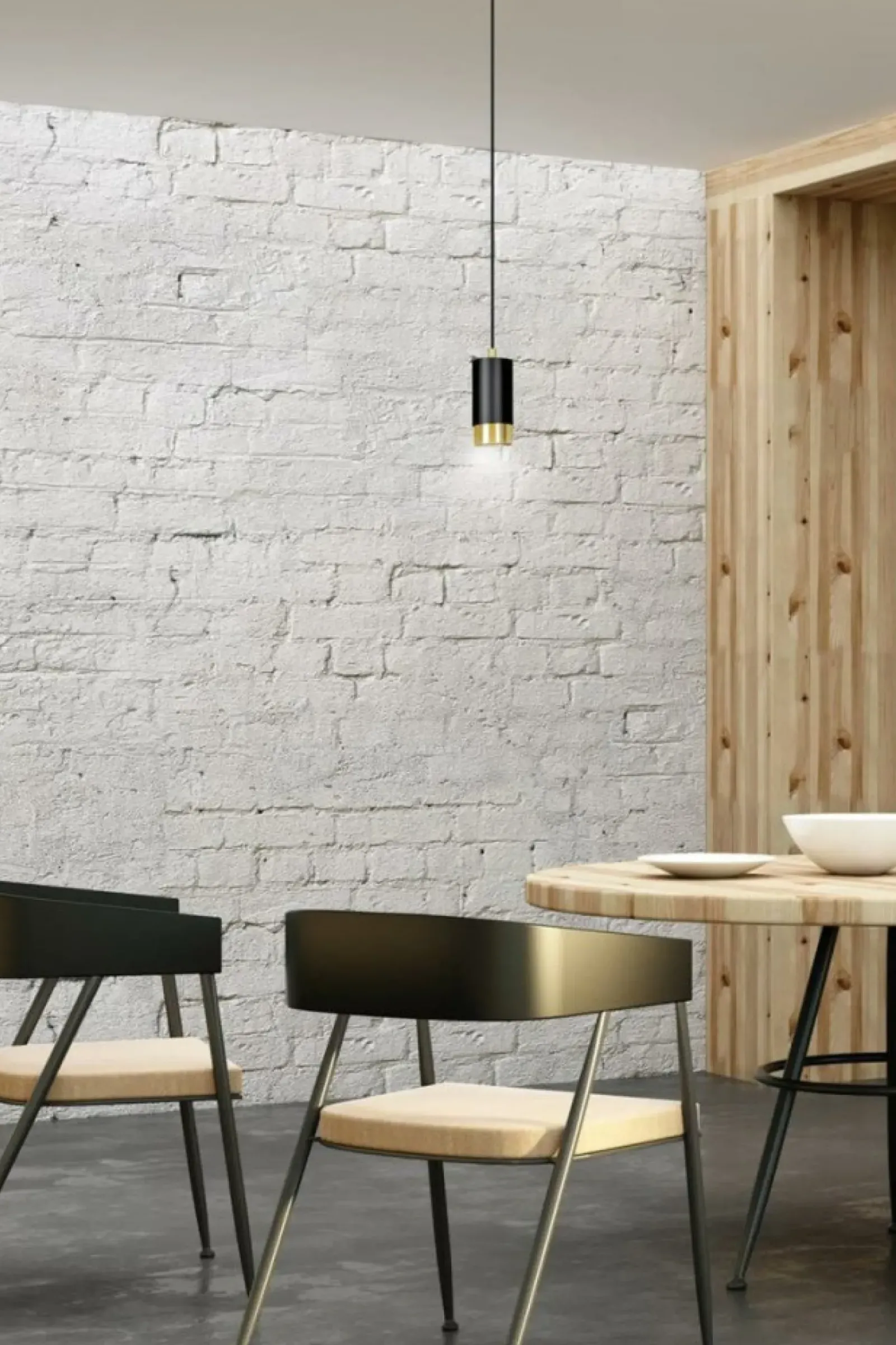 Sklep Kaja Pojedyncza lampa wisząca ze złotym zdobieniem 817/1 | Kaja Oświetlenie Sale