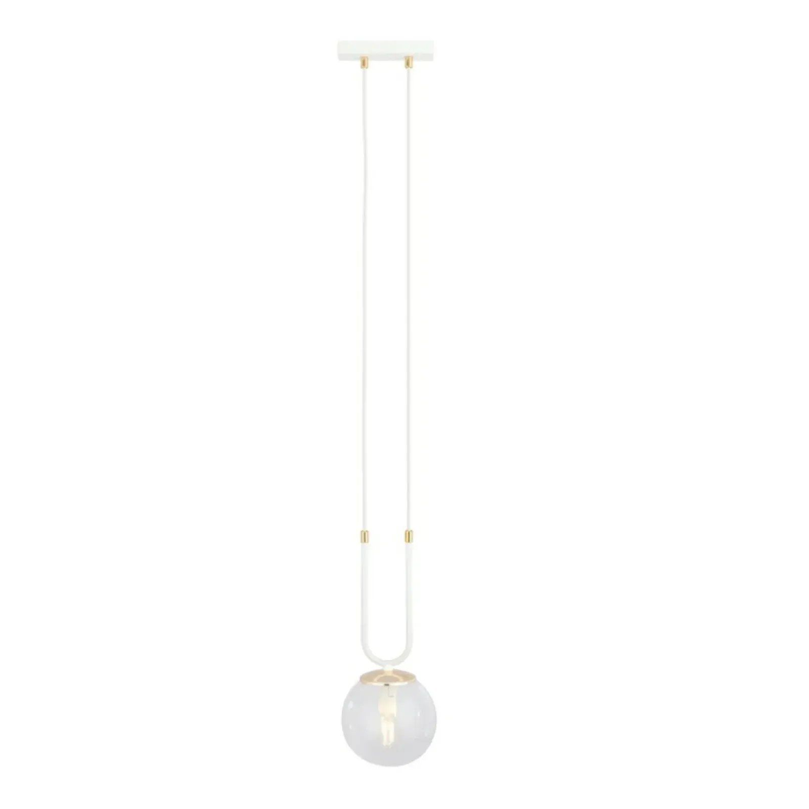 Sklep Kaja Pojedyncza lampa wisząca z okrągłym kloszem 1116/1 GLAM | Kaja Cheap