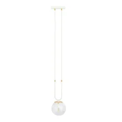 Sklep Kaja Pojedyncza lampa wisząca z okrągłym kloszem 1116/1 GLAM | Kaja Cheap