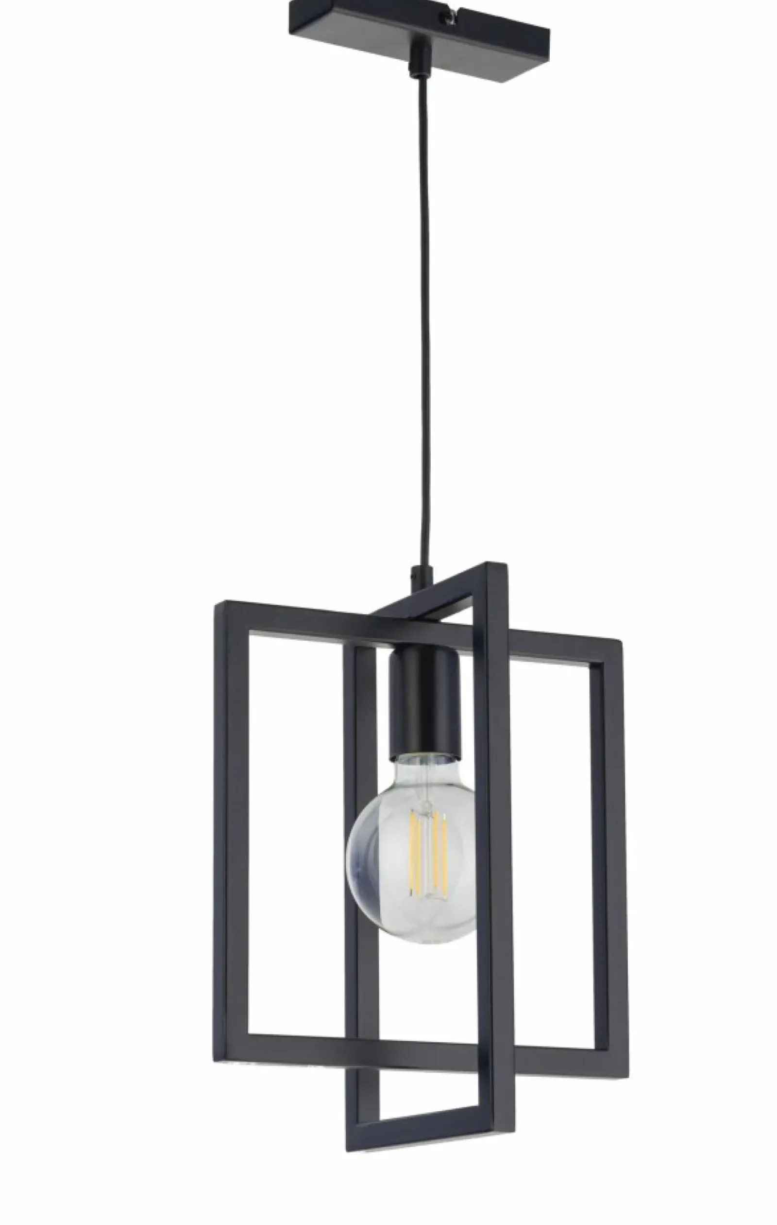 Sklep Kaja Pojedyncza, minimalistyczna lampa wisząca do kuchni SIG 32231 EDEN czarny Fashion