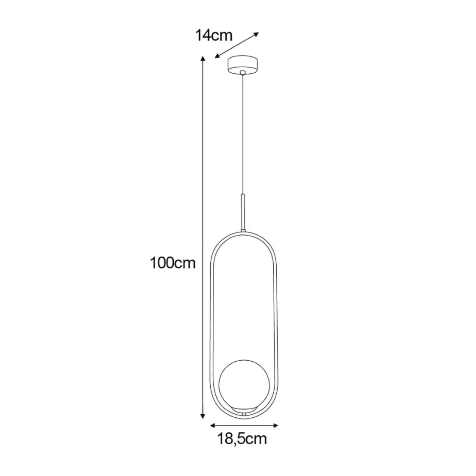 Sklep Kaja Pojedyncza, niebanalna lampa wisząca z kloszem K-5120 z serii VENTA Outlet