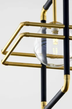 Sklep Kaja Pojedyncza, ozdobna lampa wisząca JUP 2028 FR 1 CZ/MS TR z serii FIO Discount