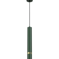 Sklep Kaja Pojedyncza tuba, zielona lampa wisząca MLP7720 z serii JOKER | Kaja Oświetlenie Fashion