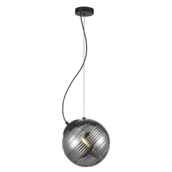 Sklep Kaja Pojedynczy zwis z ciemnym kloszem PND-92389-1-BK PERONA | Kaja Cheap