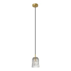 Sklep Kaja Pojedynczy zwis z kryształowym kloszem P0590-01A-V7AC TAZZA | Kaja Flash Sale