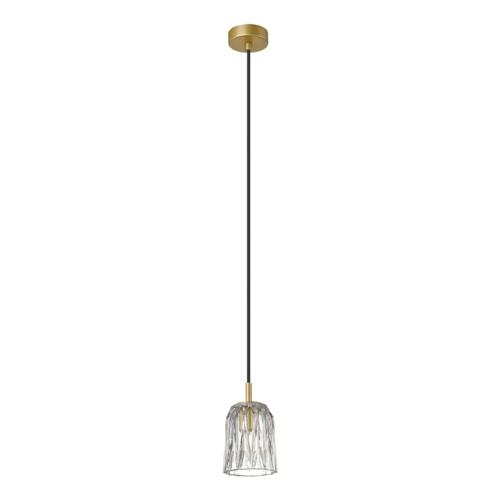 Sklep Kaja Pojedynczy zwis z kryształowym kloszem P0590-01A-V7AC TAZZA | Kaja Flash Sale