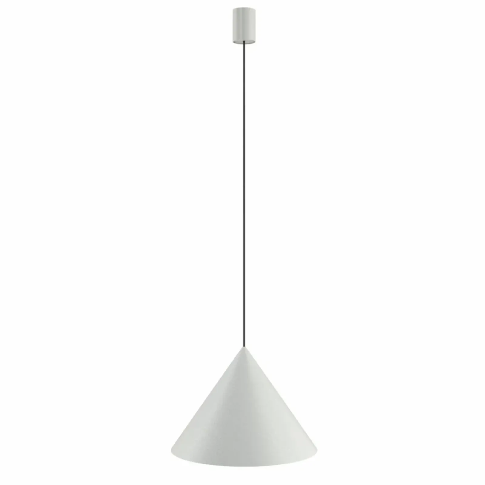Sklep Kaja Pojedynczy zwis ze stożkowym kloszem ⌀35cm 10878 ZENITH | Kaja szary Cheap