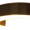Sklep Kaja Półokrągła, ledowa, złota lampa ścienna MX W0276 LOTUS | Kaja* Lampy Led