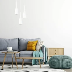 Sklep Kaja Ponadczasowa, biała lampa wisząca LP-181/3P WH SOLIN | Kaja Outlet