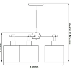 Sklep Kaja Ponadczasowa, brązowa lampa wisząca BALANCE5-BRPB z serii BALANCE Store
