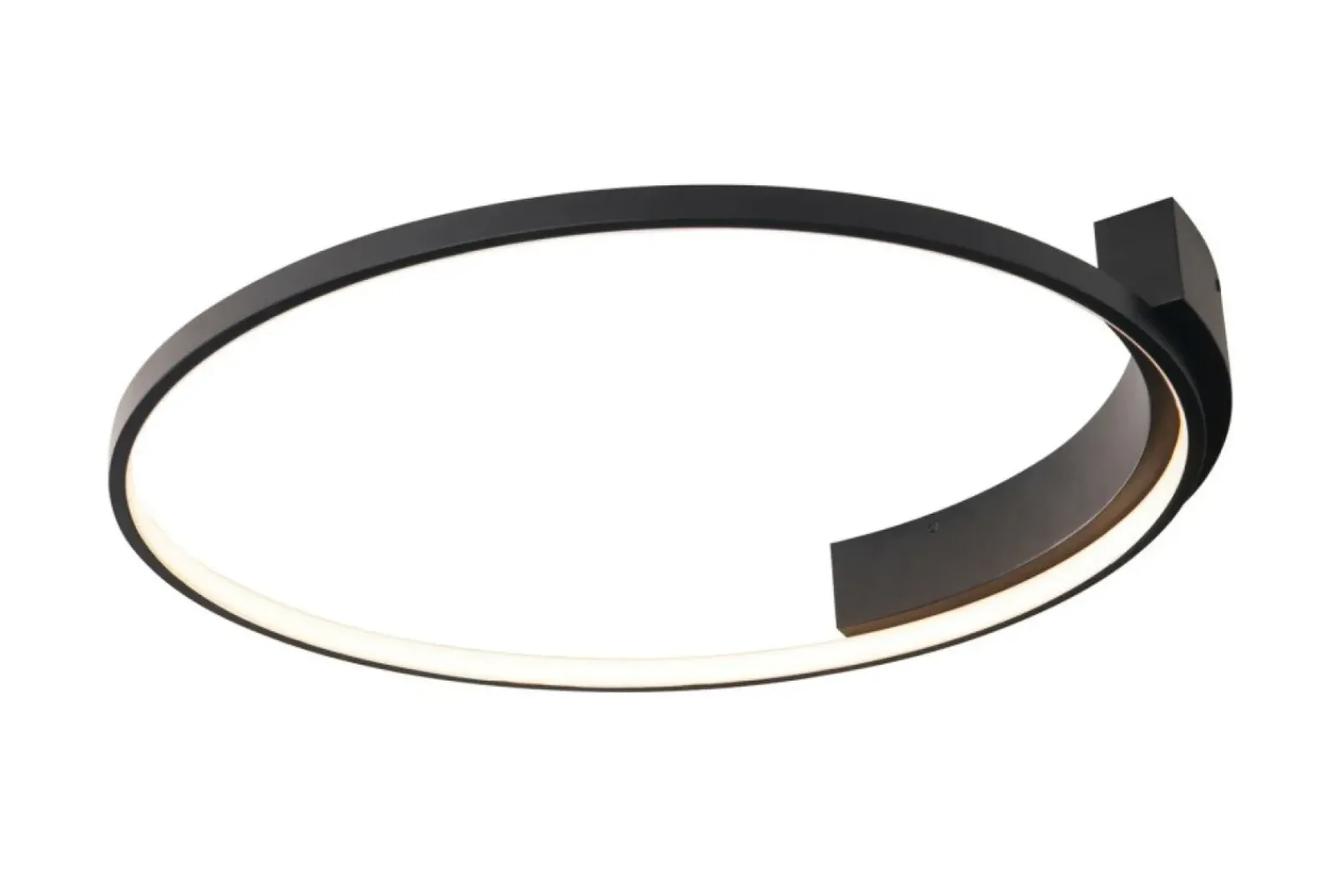 Sklep Kaja Ponadczasowa, czarna lampa sufitowa Ø60cm MX C0198 VELVET | Kaja* Plafony Nowoczesne|Lampy Led