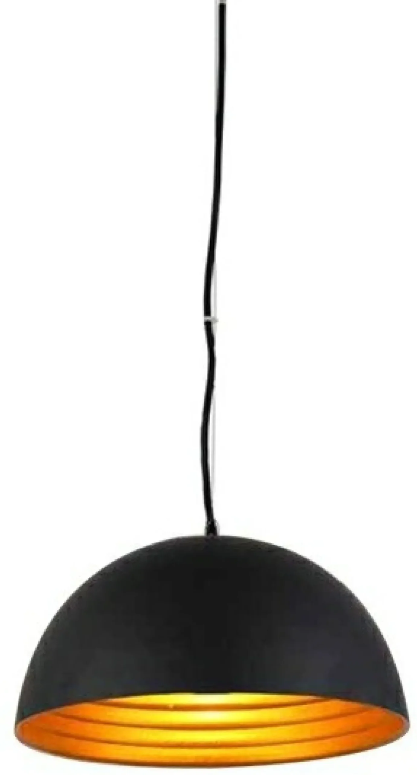 Sklep Kaja Ponadczasowa, czarno-złota lampa wisząca ⌀40cm AZ1394 MODENA | Kaja Outlet