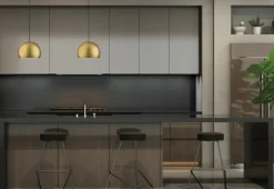 Sklep Kaja Ponadczasowa, kulista lampa wisząca do sypialni 10295 CANDY | Kaja Best