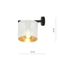 Sklep Kaja Ponadczasowa lampa ścienna do sypialni 1145/K1 JORDAN | Kaja* Kinkiety Tradycyjne