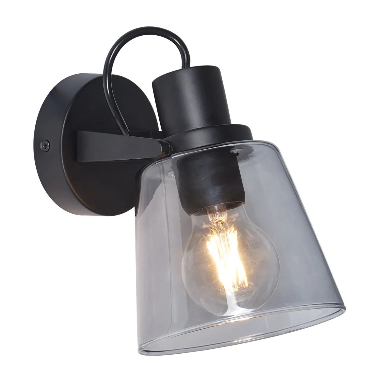 Sklep Kaja Ponadczasowa lampa ścienna z kloszem S230827401 BADOSA | Kaja* Kinkiety Tradycyjne