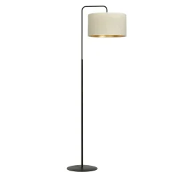 Sklep Kaja Ponadczasowa lampa podłogowa do salonu 1052/LP1 HILDE | Kaja* Lampy Podłogowe Z Abażurem|Tradycyjne Lampy Podłogowe