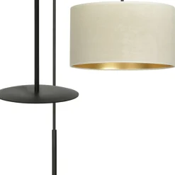 Sklep Kaja Ponadczasowa lampa podłogowa do salonu 1052/LP1 HILDE | Kaja* Lampy Podłogowe Z Abażurem|Tradycyjne Lampy Podłogowe