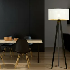 Sklep Kaja Ponadczasowa lampa podłogowa z abażurem 1147/LP1 ASTON | Kaja* Lampy Podłogowe Z Abażurem|Tradycyjne Lampy Podłogowe