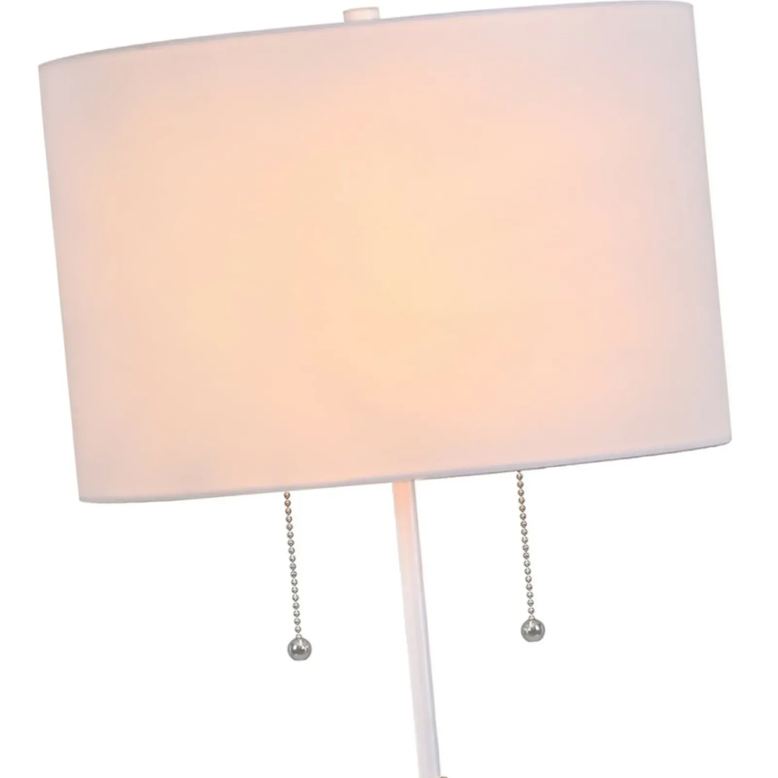 Sklep Kaja Ponadczasowa lampa podłogowa do sypialni LP-0304/2F WH FOGO | Kaja* Lampy Podłogowe Z Abażurem|Tradycyjne Lampy Podłogowe