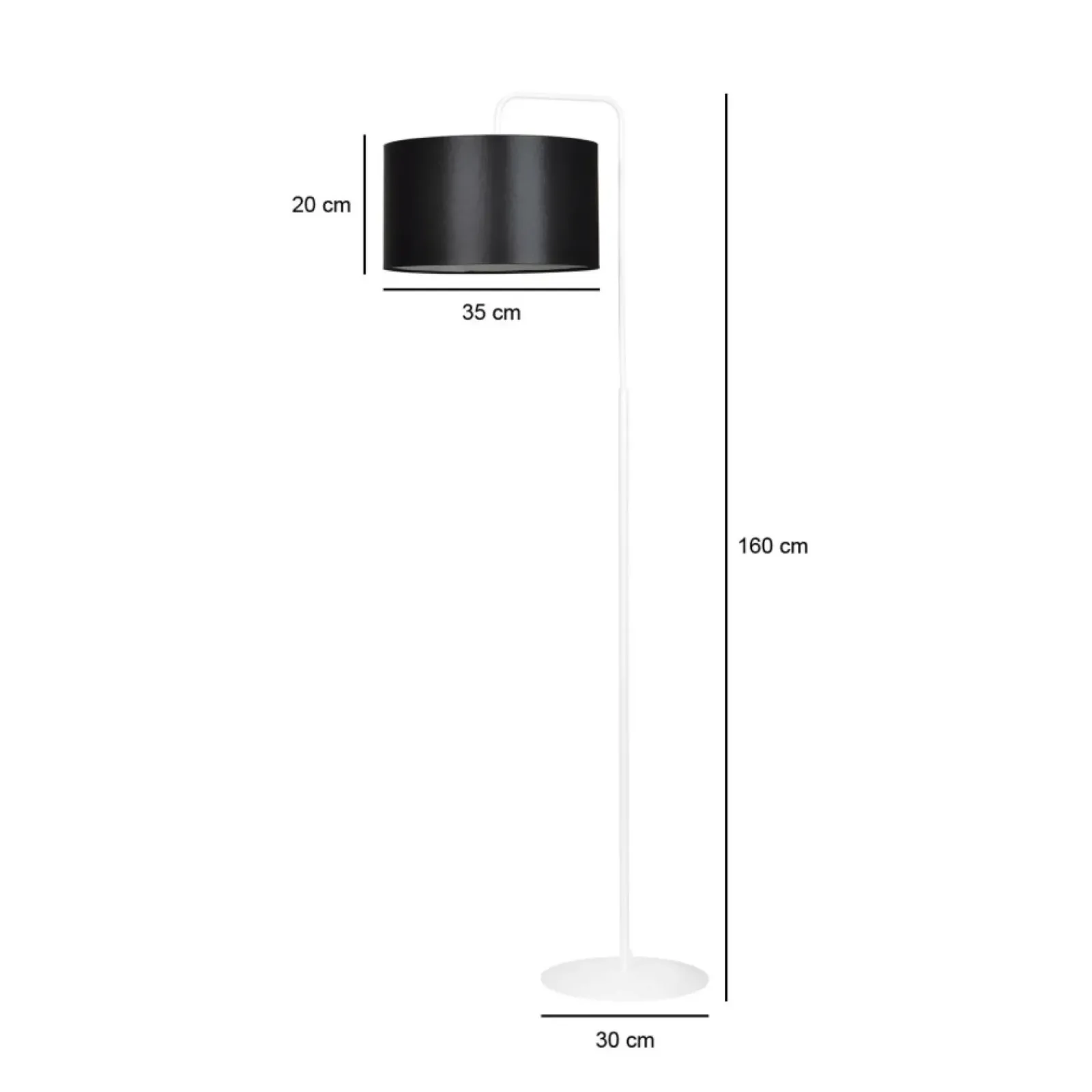 Sklep Kaja Ponadczasowa lampa stojąca do sypialni 571/1 TRAPO | Kaja Oświetlenie* Lampy Podłogowe Z Abażurem|Tradycyjne Lampy Podłogowe