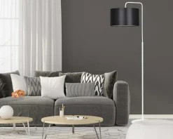 Sklep Kaja Ponadczasowa lampa stojąca do sypialni 571/1 TRAPO | Kaja Oświetlenie* Lampy Podłogowe Z Abażurem|Tradycyjne Lampy Podłogowe