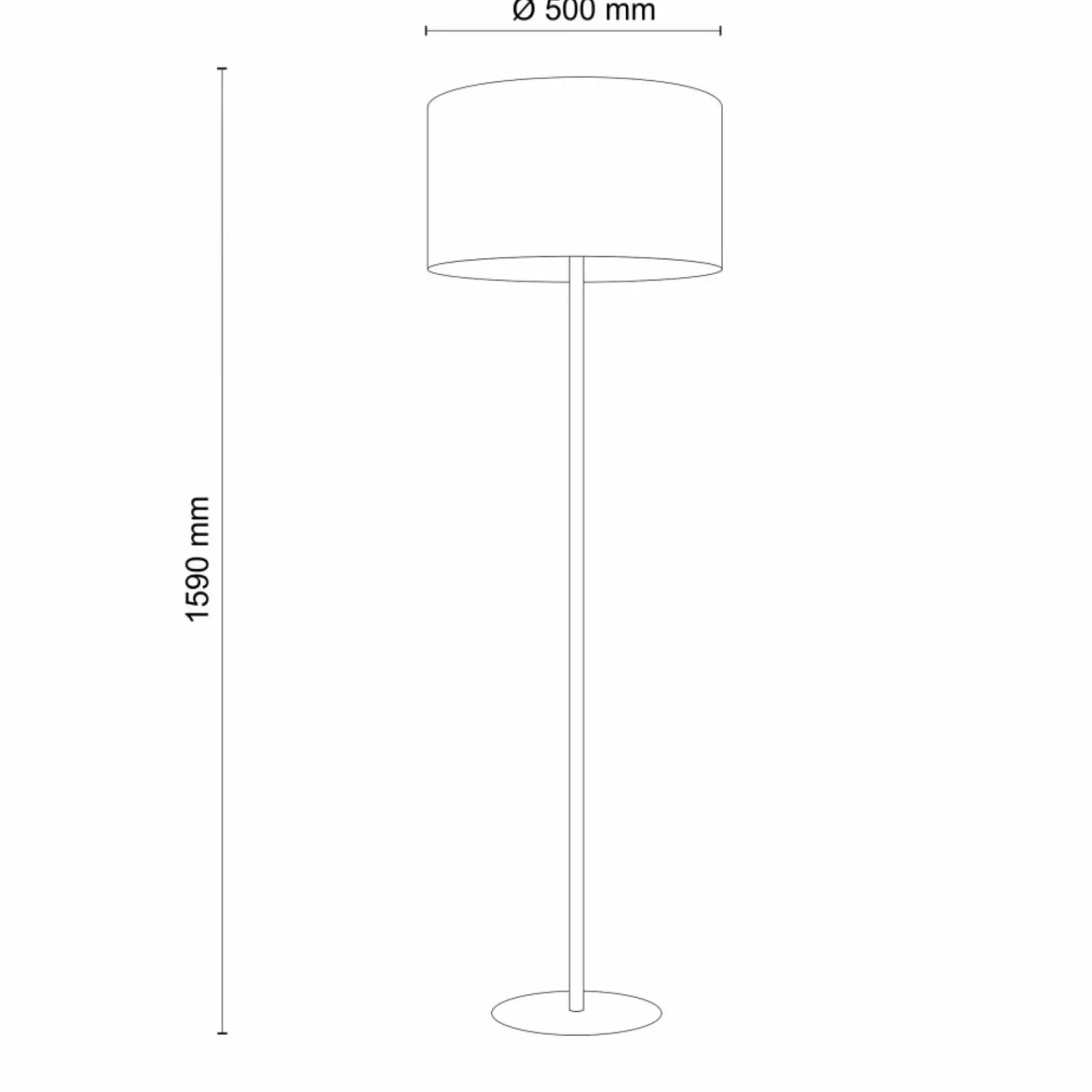 Sklep Kaja Ponadczasowa lampa stojąca do salonu TK 5476 z serii EARTH | Kaja* Lampy Podłogowe Z Abażurem