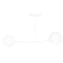 Sklep Kaja Ponadczasowa lampa sufitowa z dwoma kulami 1025/2 HALLDOR | Kaja biały Online