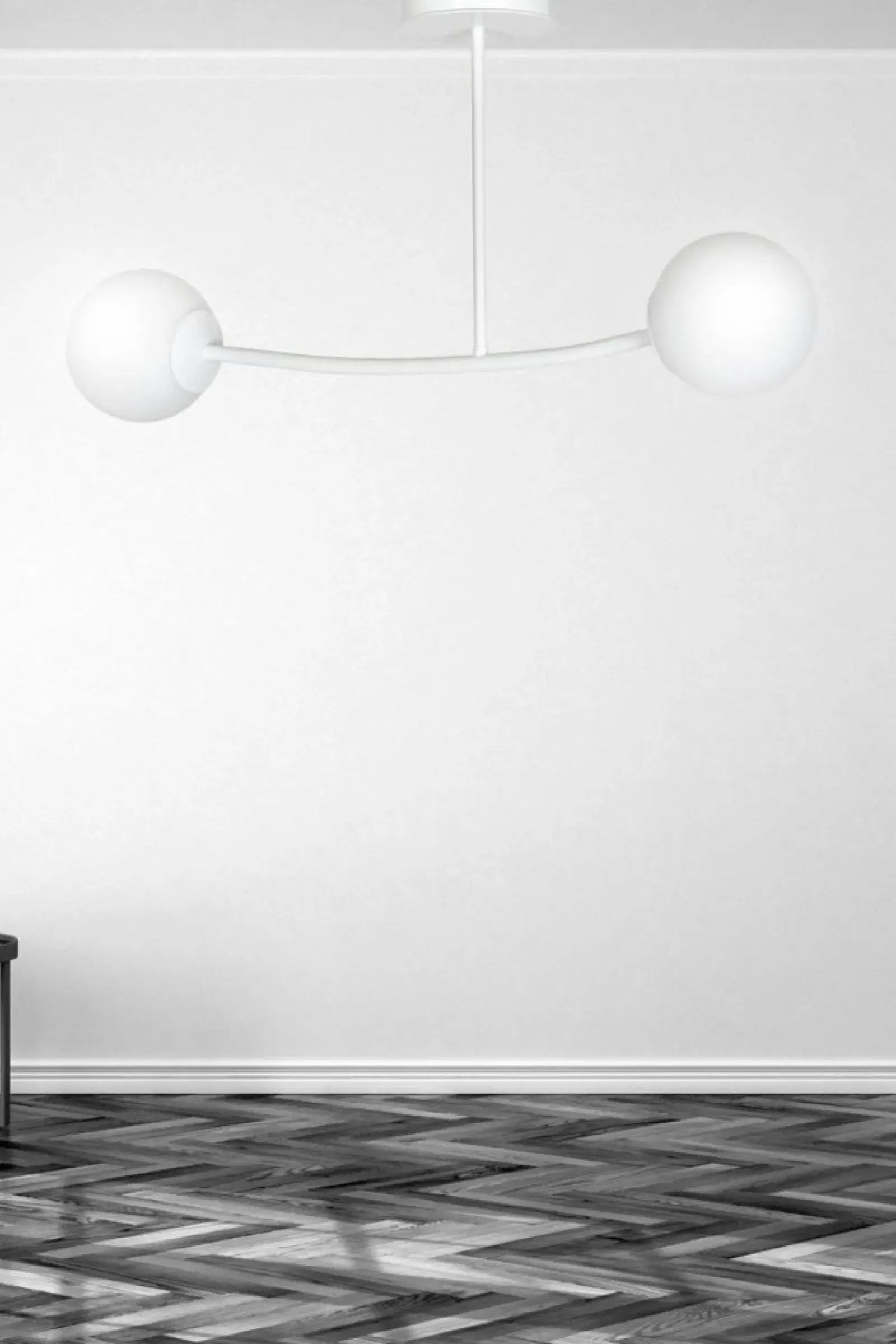 Sklep Kaja Ponadczasowa lampa sufitowa z dwoma kulami 1025/2 HALLDOR | Kaja biały Online
