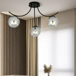 Sklep Kaja Ponadczasowa lampa sufitowa do sypialni 1110/3 BOSTON | Kaja Cheap