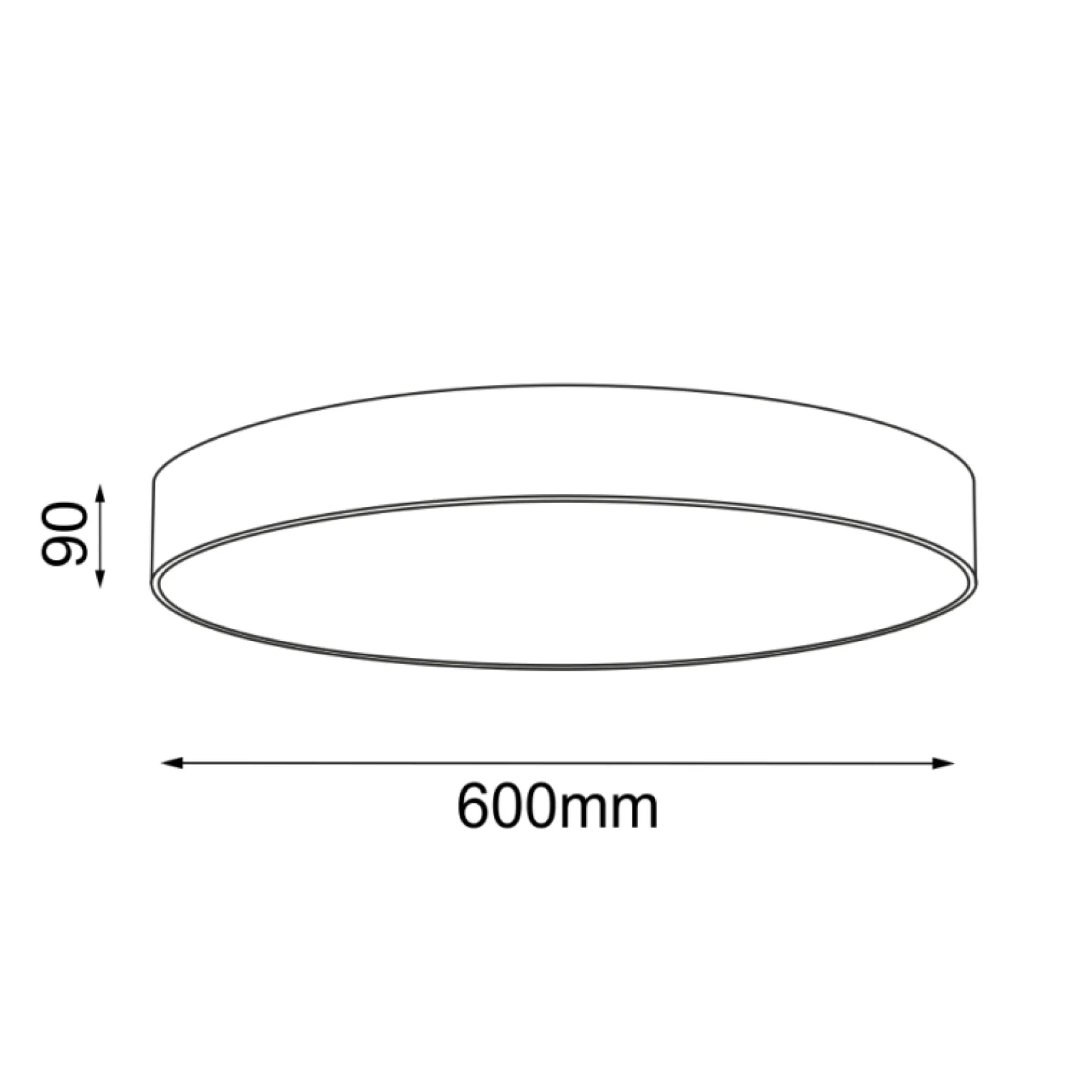 Sklep Kaja Ponadczasowa lampa sufitowa ⌀60cm ANT 1297 SENGO | Kaja Oświetlenie* Plafony Klasyczne|Plafony Nowoczesne