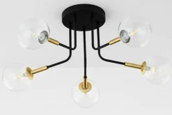 Sklep Kaja Ponadczasowa lampa sufitowa JUP 2040 BU 5 CZ/MS TR BURANO | Kaja Best