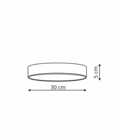 Sklep Kaja Ponadczasowa lampa sufitowa LED LP-433/1C 3S BK RAPIDO | Kaja* Lampy Led|Plafony Nowoczesne