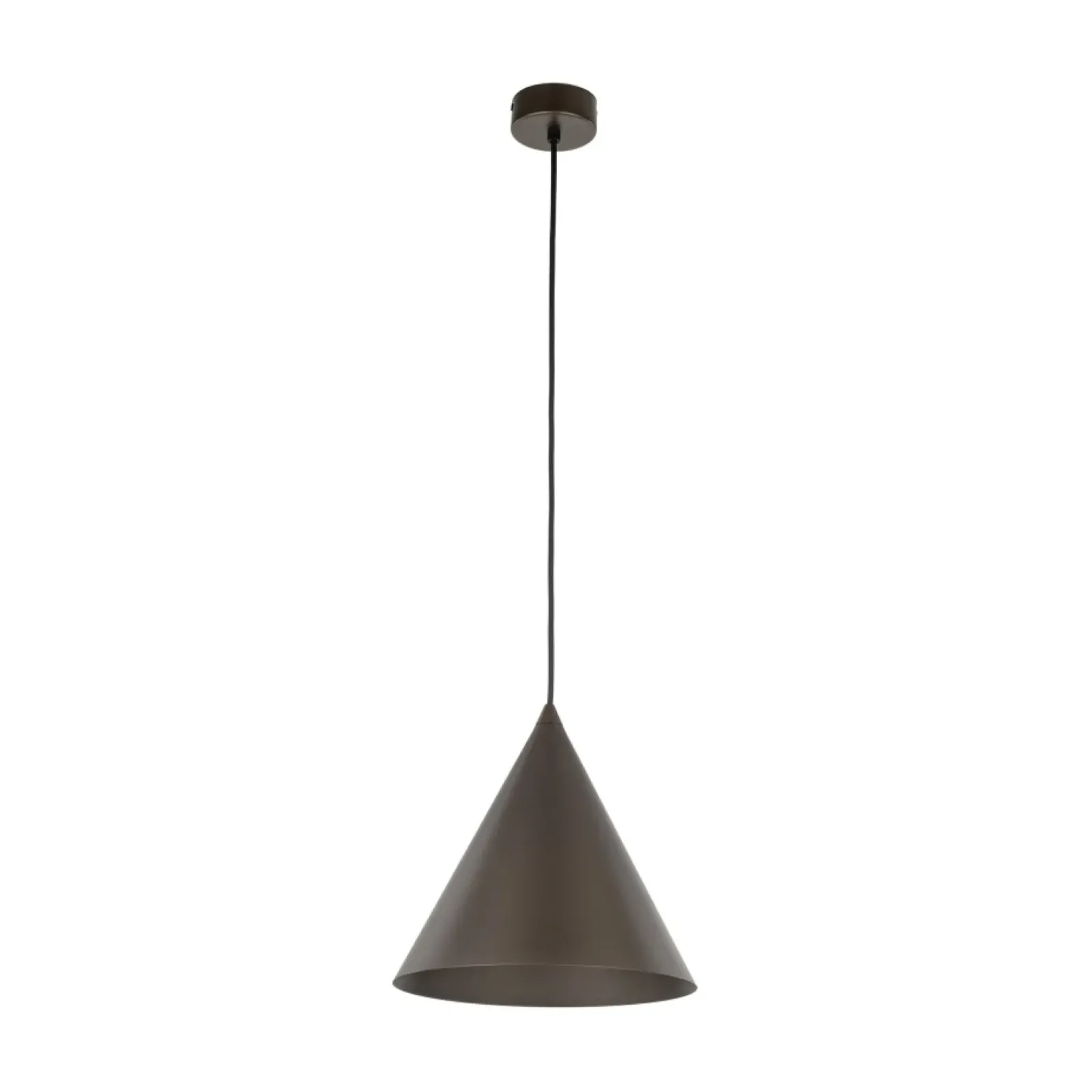 Sklep Kaja Ponadczasowa lampa w kolorze brązowym ⌀25cm TK 10037 CONO | Kaja Sale