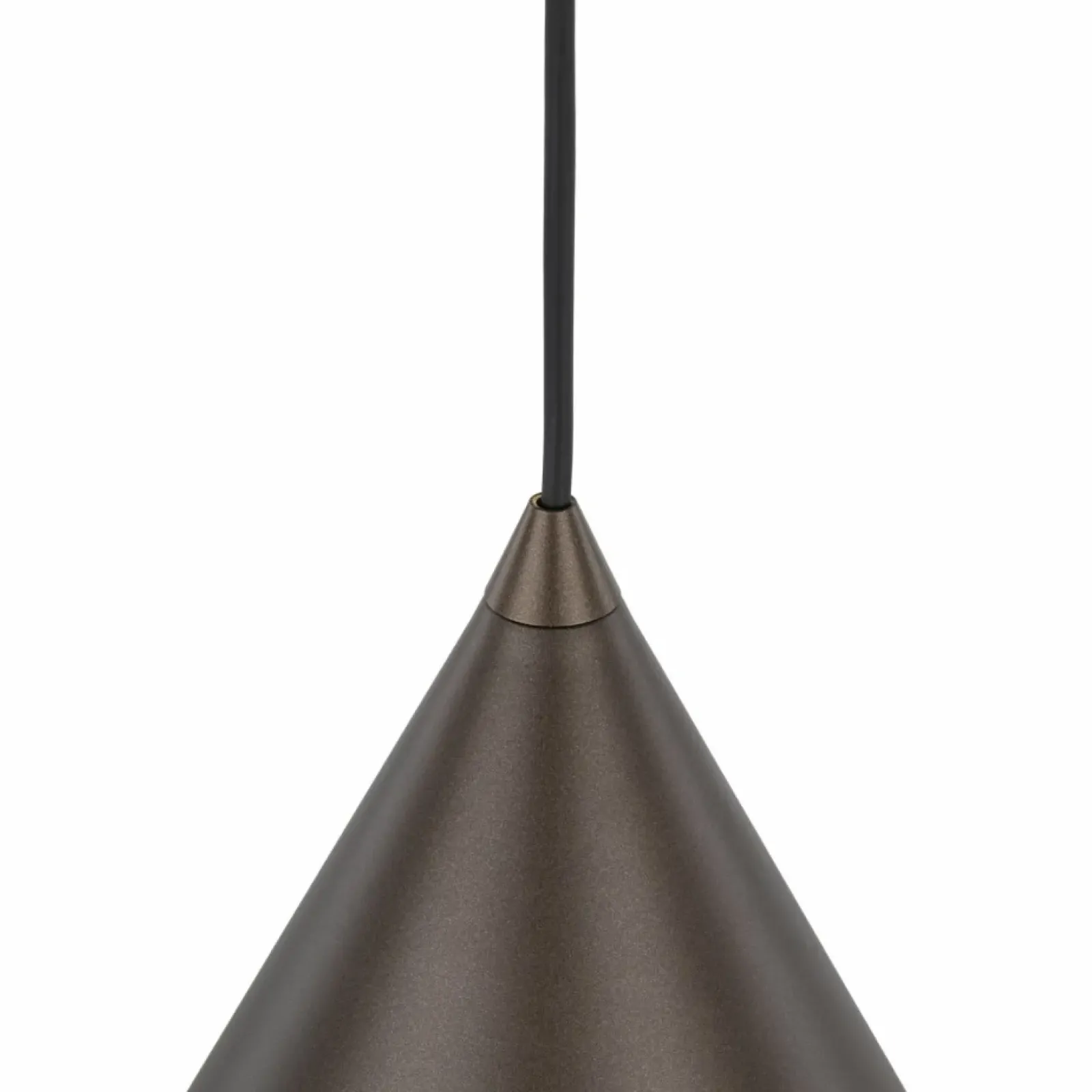 Sklep Kaja Ponadczasowa lampa w kolorze brązowym ⌀25cm TK 10037 CONO | Kaja Sale