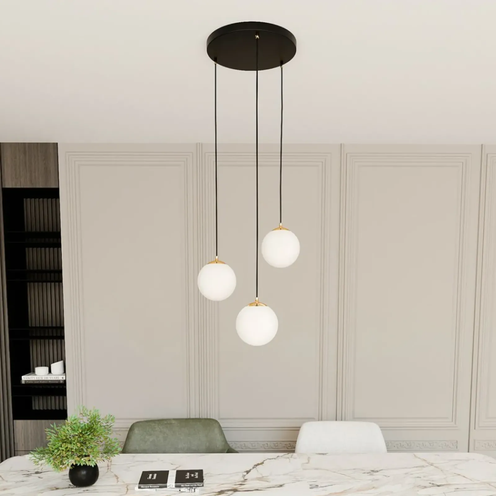 Sklep Kaja Ponadczasowa lampa wisząca do stylowej jadalni 1243/3 z serii ROYAL Clearance