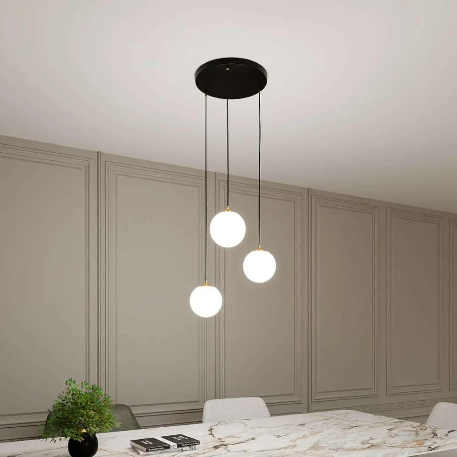 Sklep Kaja Ponadczasowa lampa wisząca do stylowej jadalni 1243/3 z serii ROYAL Clearance