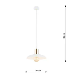Sklep Kaja Ponadczasowa lampa wisząca do kuchni 1321/1 SPIRIT | Kaja Oświetlenie biały Discount
